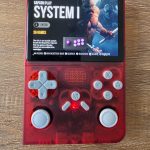 R40 Red Portable Gaming Device for Travel