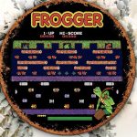 Frogger Metal Retro Art Plague